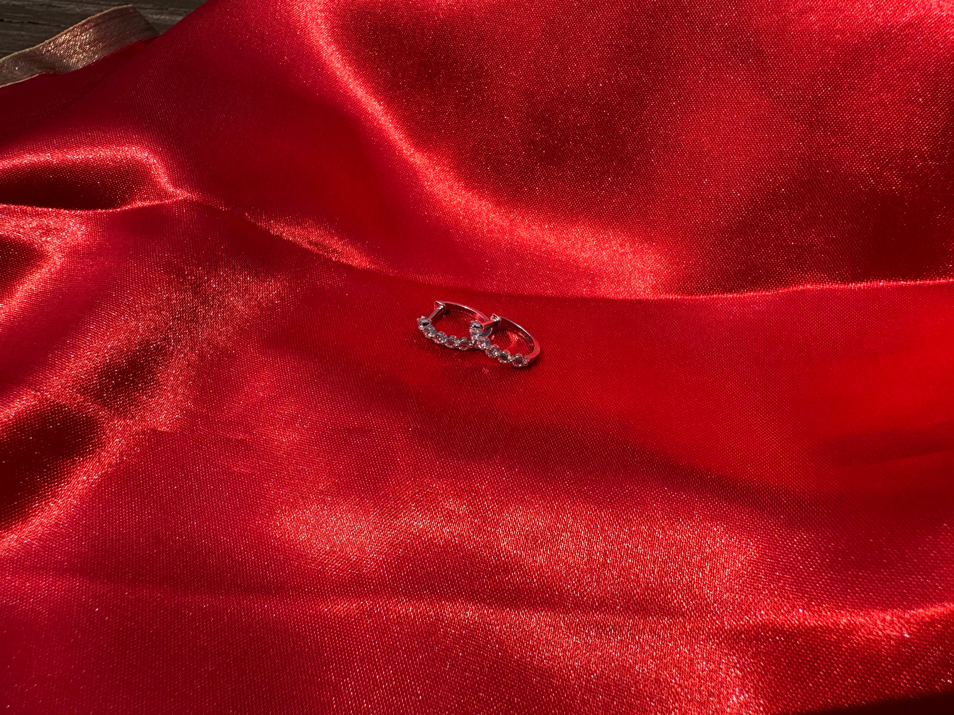Eternal Radiance: Diamond Stud Earrings in 14K White Gold with DE Color VVS-VS Lab-Grown Diamond